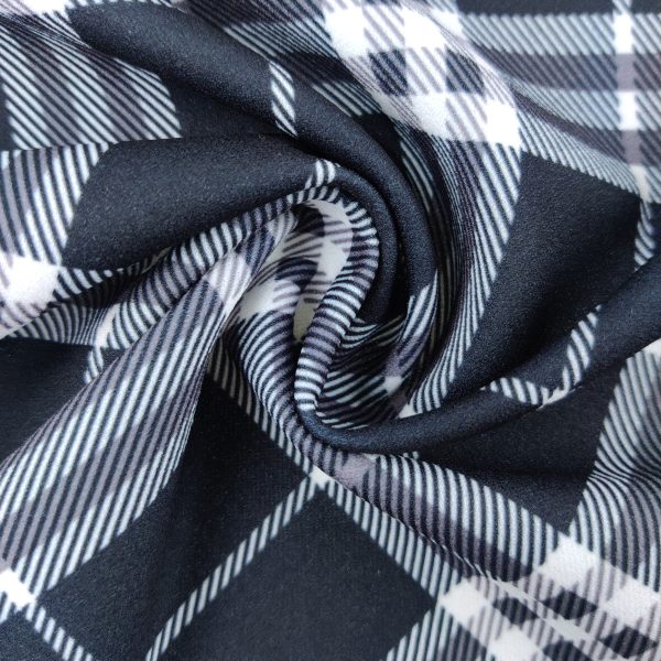 Hot sale TECHNO CREPE PRINTED crepe fabric for factory price
